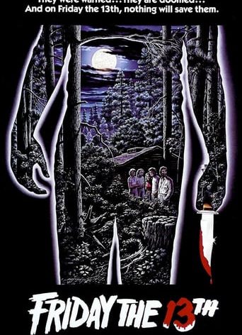 Poster for the movie "Friday the 13th"