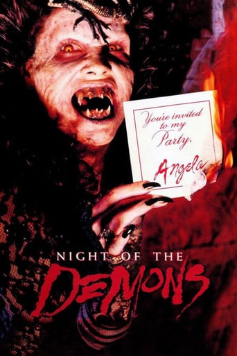 Poster for the movie "Night of the Demons"