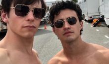 Chilling Adventures of Sabrina stars Ross Lynch and Gavin Leatherwood post pic from set!!
