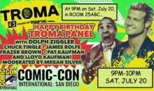 Troma and Dolph Ziggler at San Diego Comic-Con!!